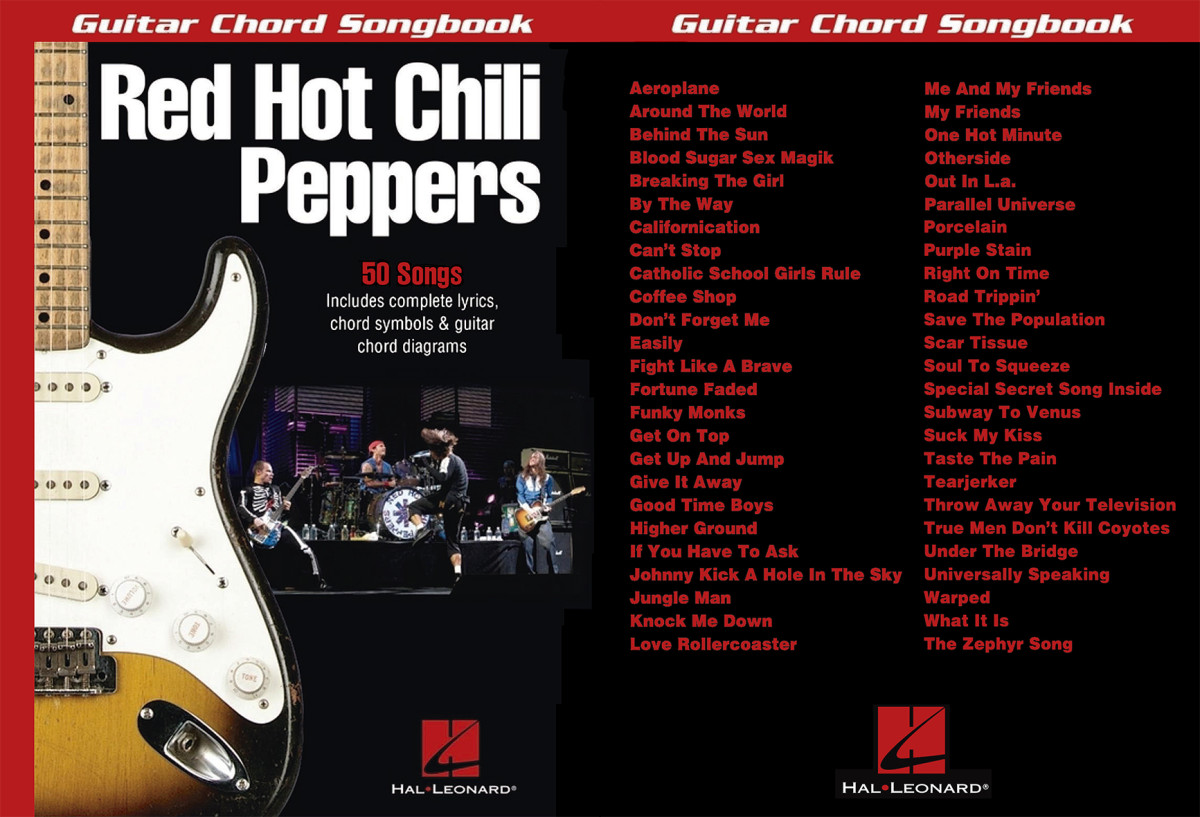 Red Hot Chili Peppers Guitar Chord Songbook Hal Leonard 1st Edition Red Hot Chili Peppers