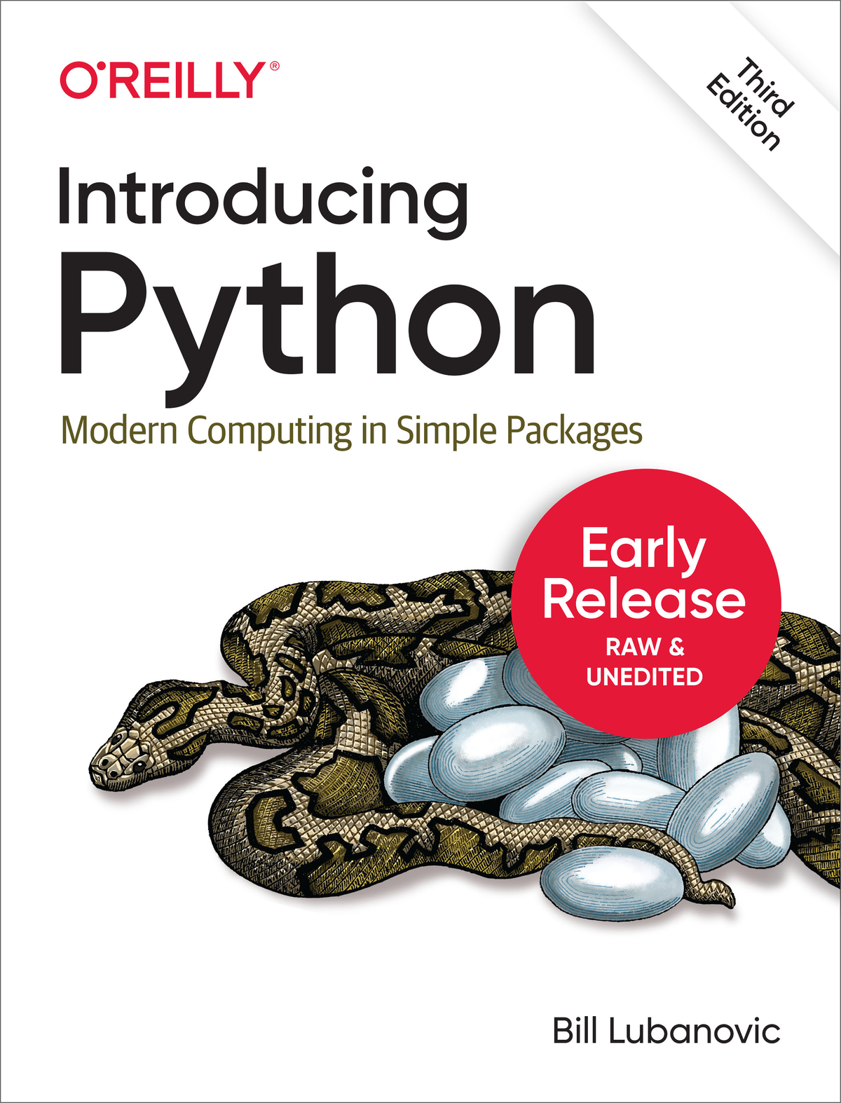 Introducing Python 3rd Edition 2nd Early Release Bill Lubanovic