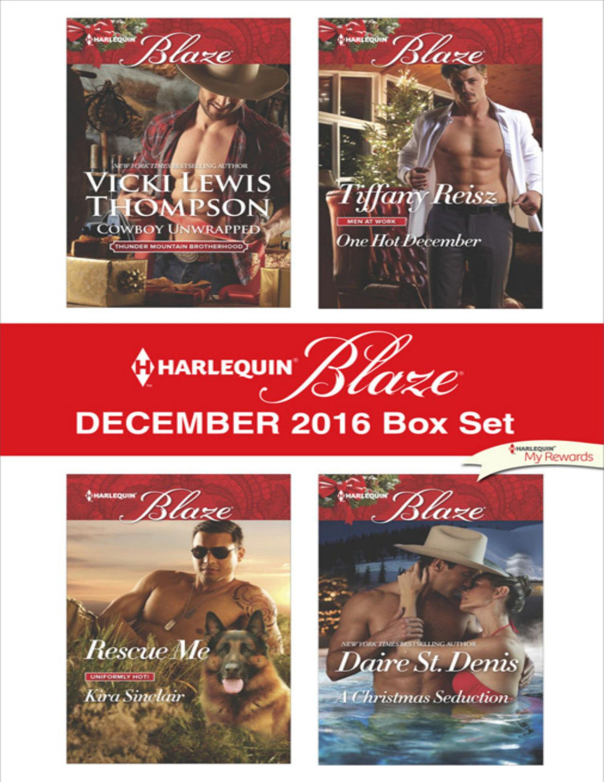 Harlequin Blaze December 2016 Box Set Vicki Lewis Thompson