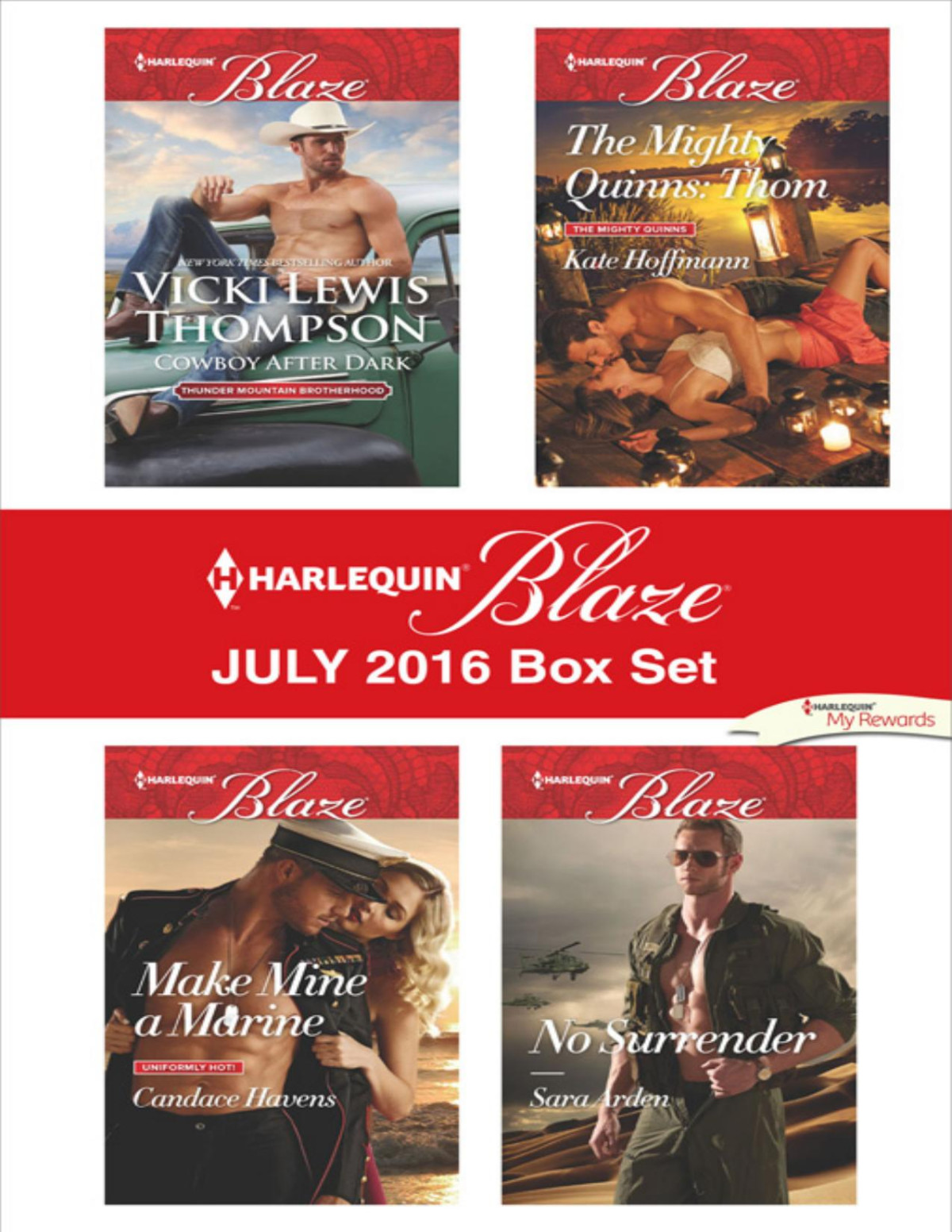 Harlequin Blaze July 2016 Box Set Vicki Lewis Thompson
