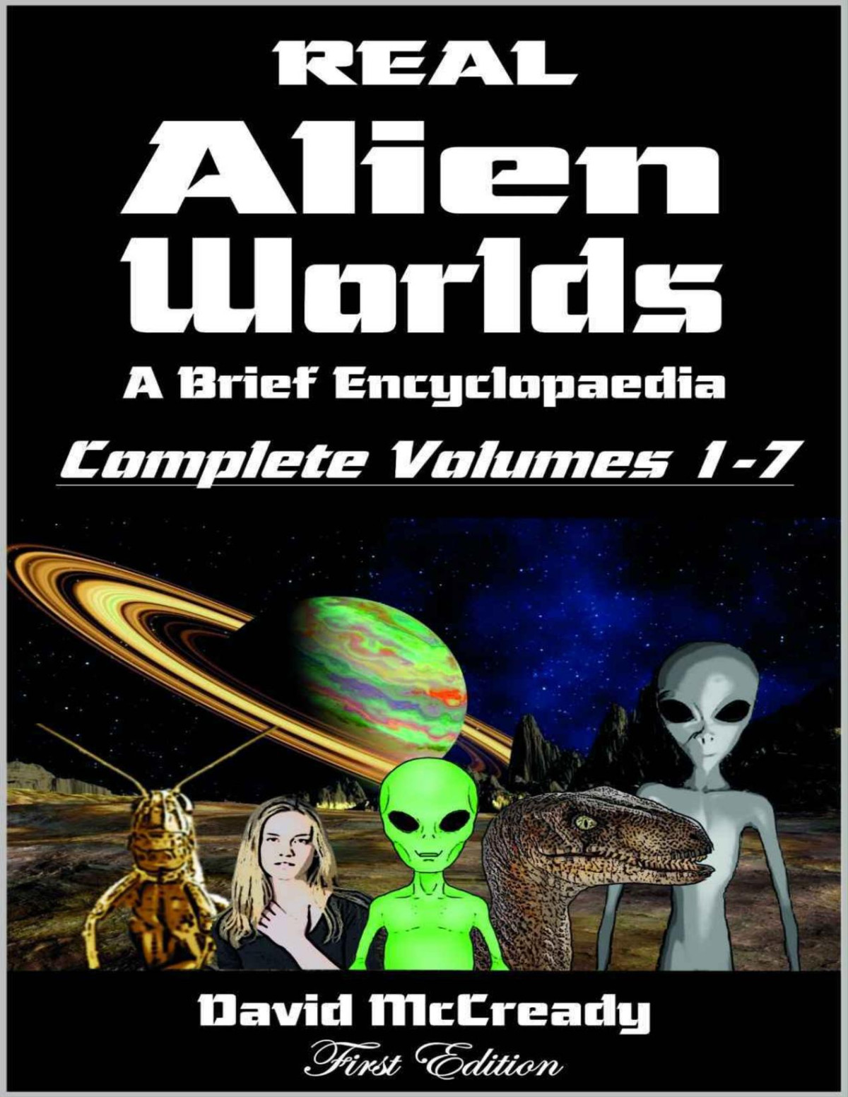 Real Alien Worlds A Brief Encyclopaedia First Edition Complete Volumes 1 7 David Mccready