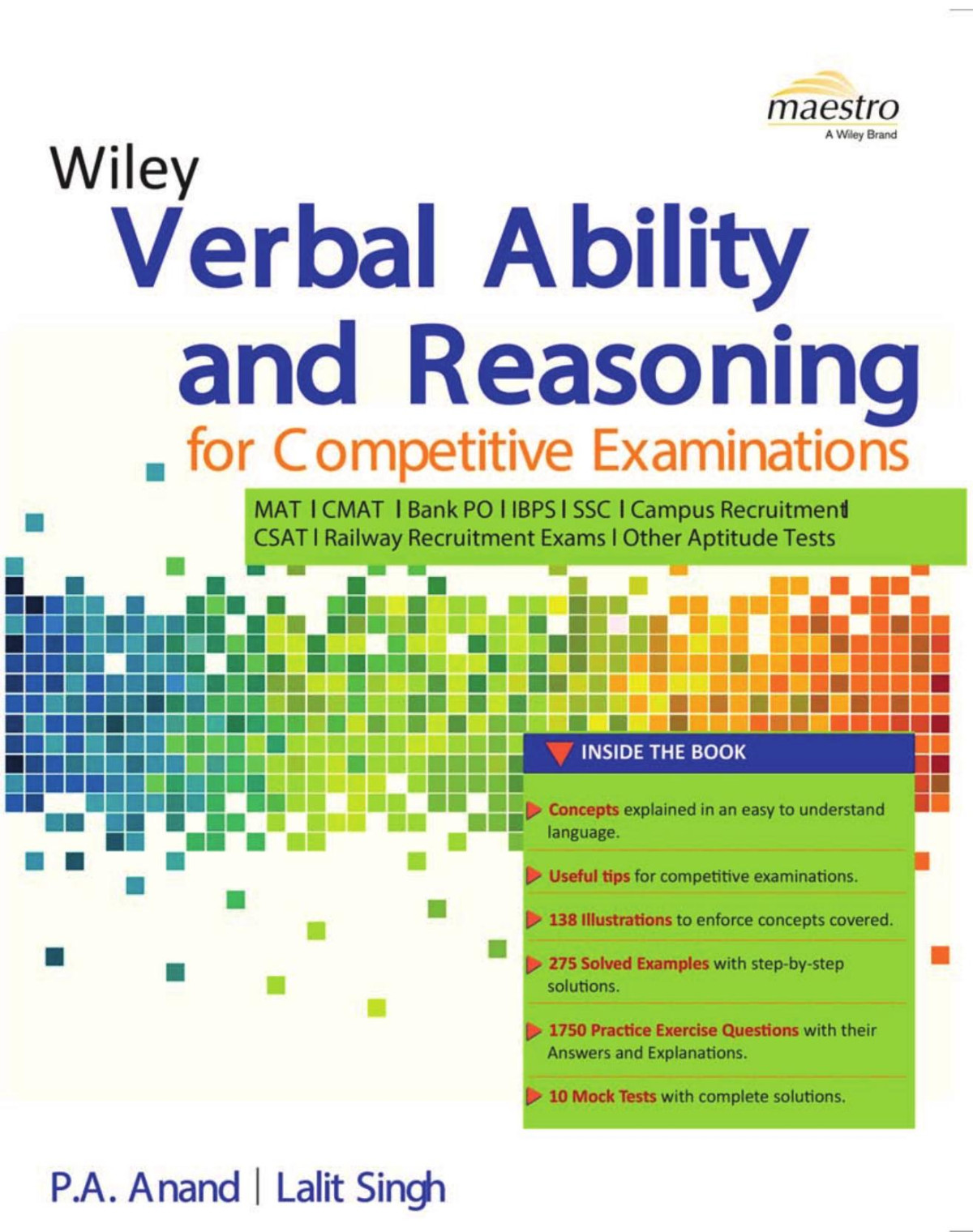 Wileys Verbal Ability And Reasoning For Competitive Examinations Pa Anand