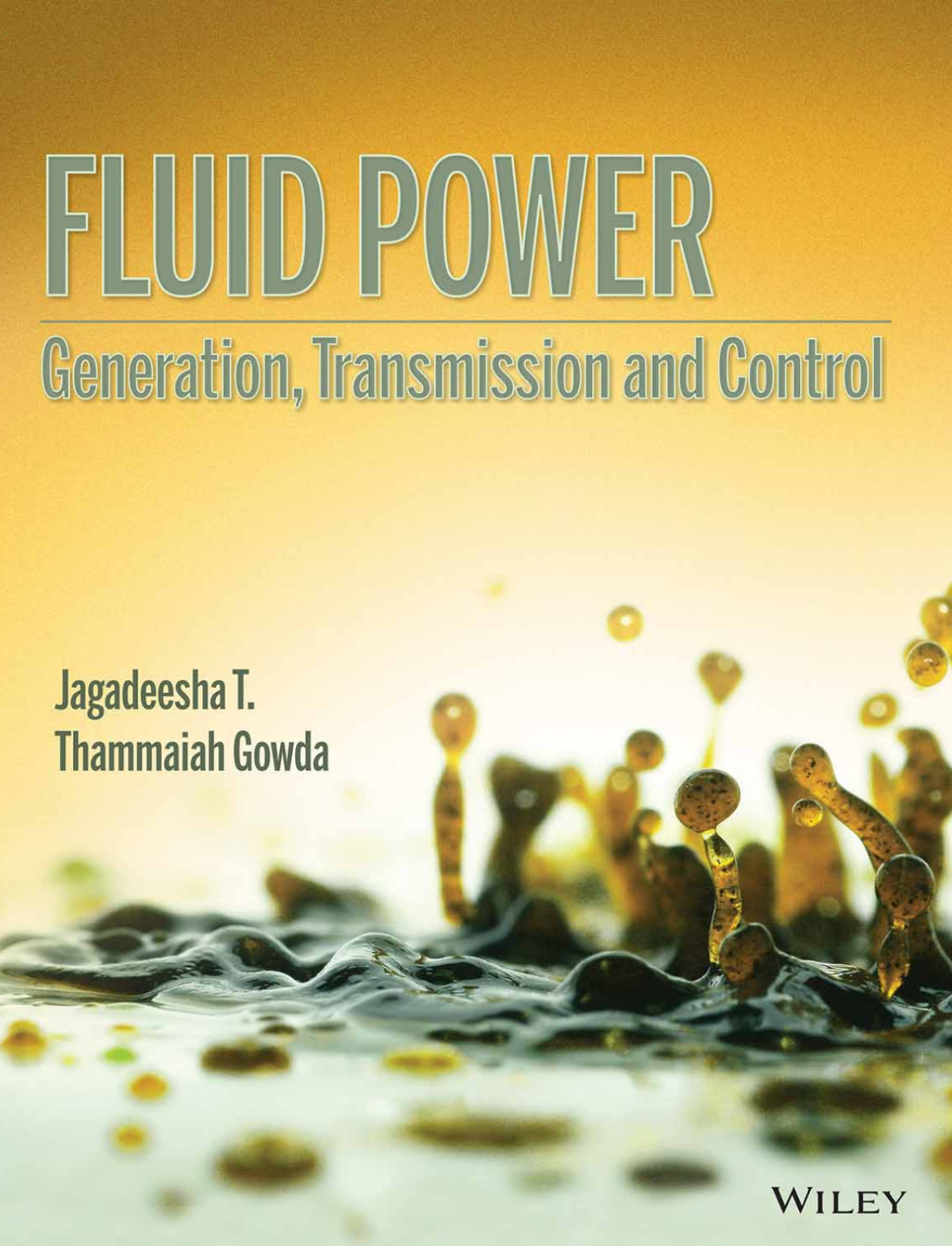 Fluid Power Generation Transmission And Control Jagadeesha T