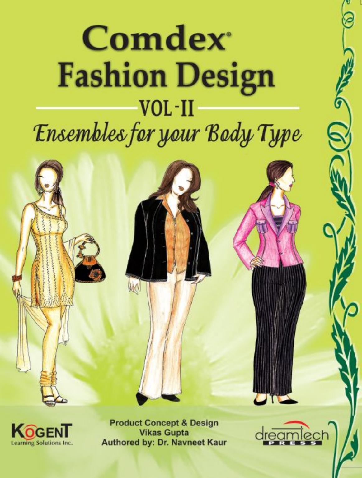Comdex Fashion Design Vol Ii Ensembles For Your Body Type Dr Navneet Kaur