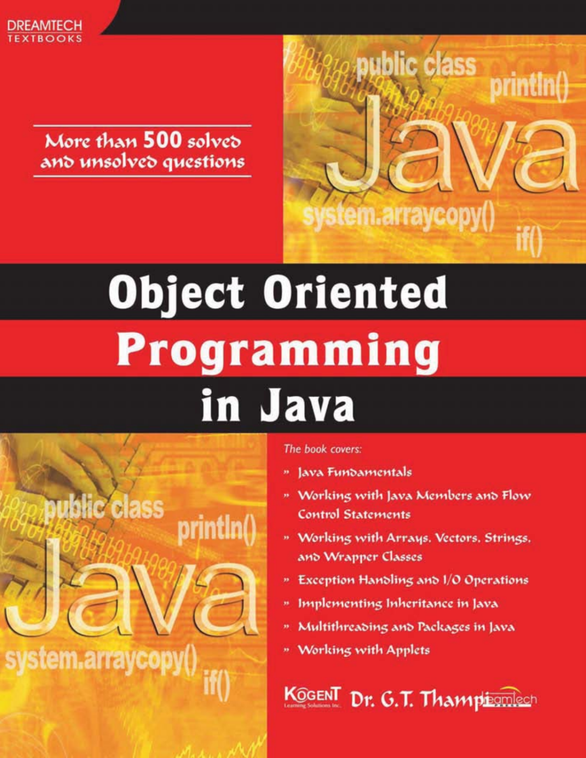 Object Oriented Programming In Java Dr Gtthampi