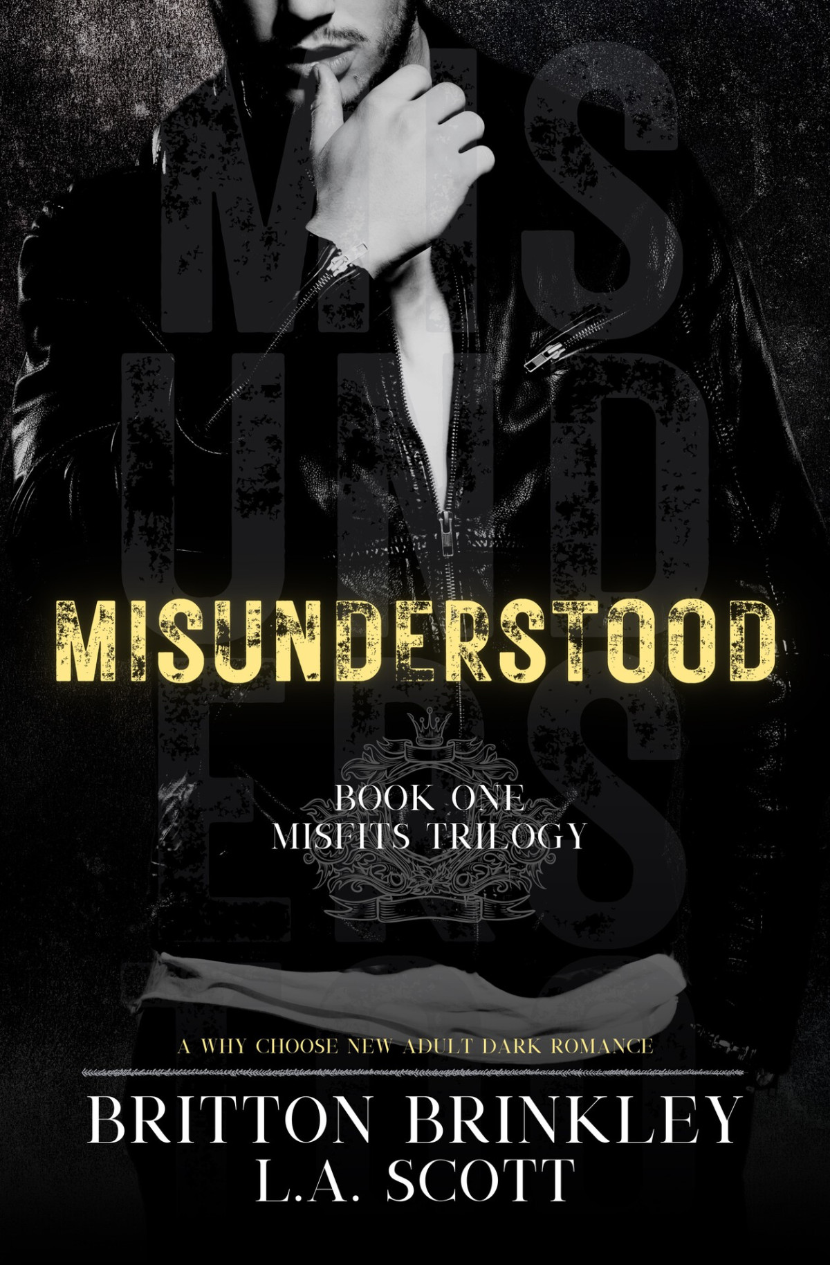 Misunderstood A Why Choose New Adult Dark Romance Misfits Book 1 Britton Brinkley La Scott