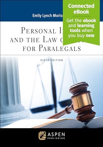 Personal Injury And The Law Of Torts For Paralegals 6th Edition Emily Lynch Morissette