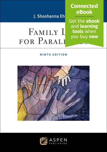 Family Law For Paralegals 9th Edition J Shoshanna Ehrlich