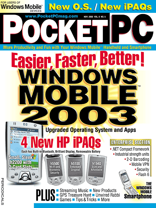 Pocket Pc Magazine November 03 Ms Reader Version 495