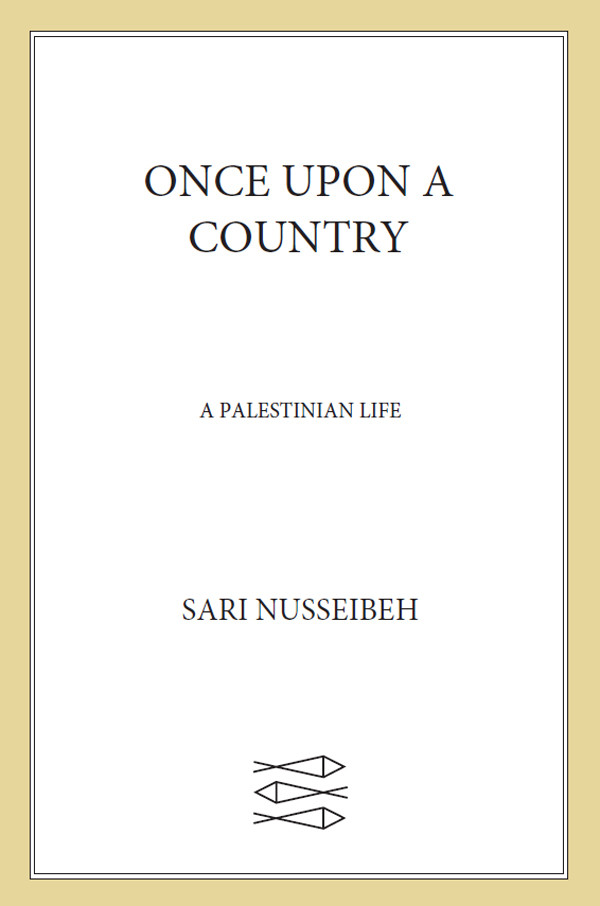 Once Upon A Country Sari Nusseibeh