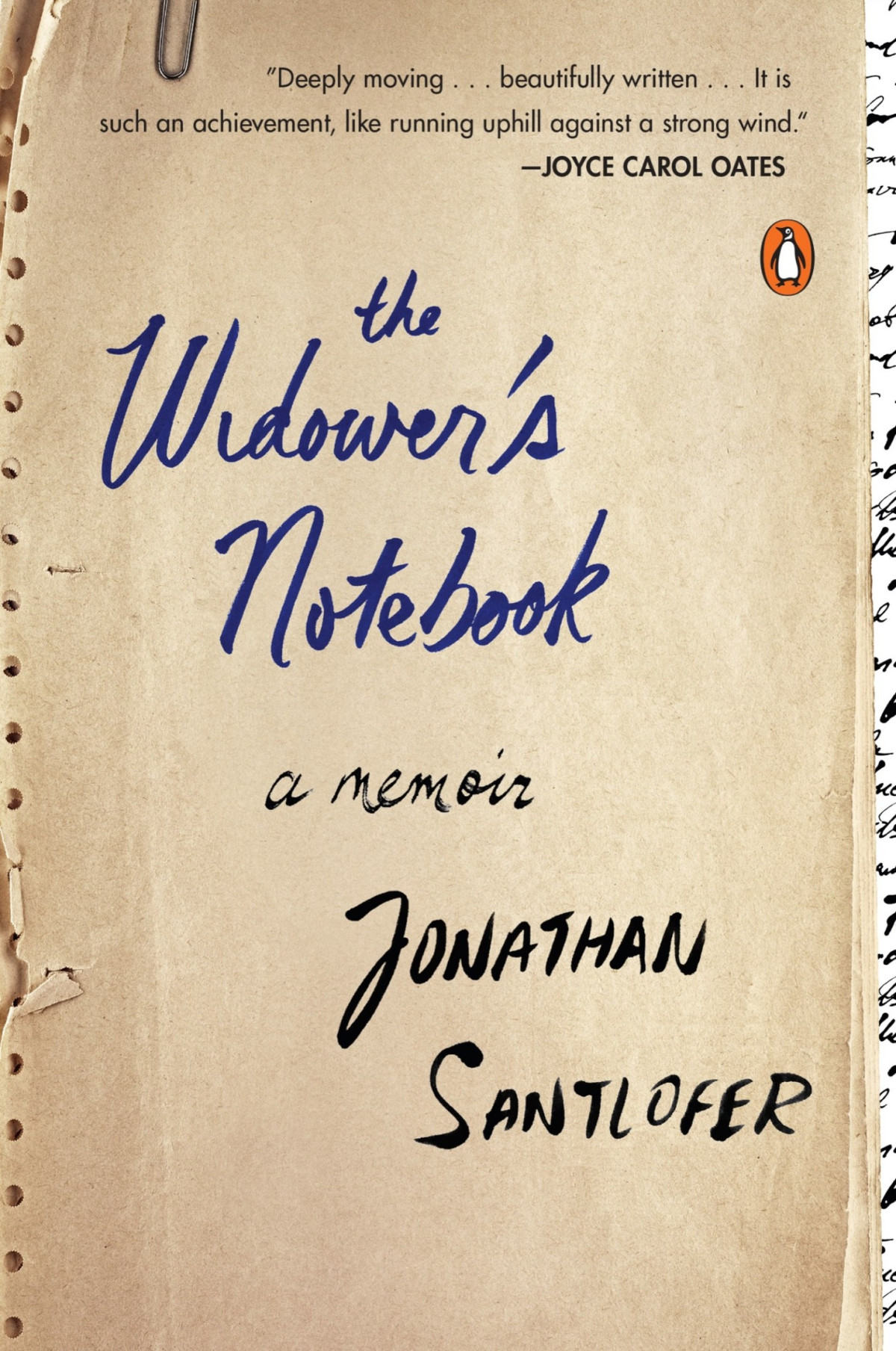 The Widowers Notebook A Memoir Jonathan Santlofer