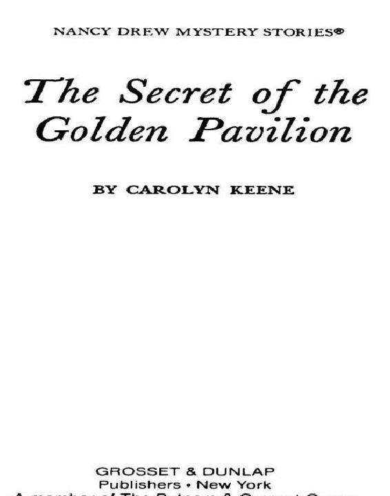 The Secret Of The Golden Pavillion Carolyn G Keene