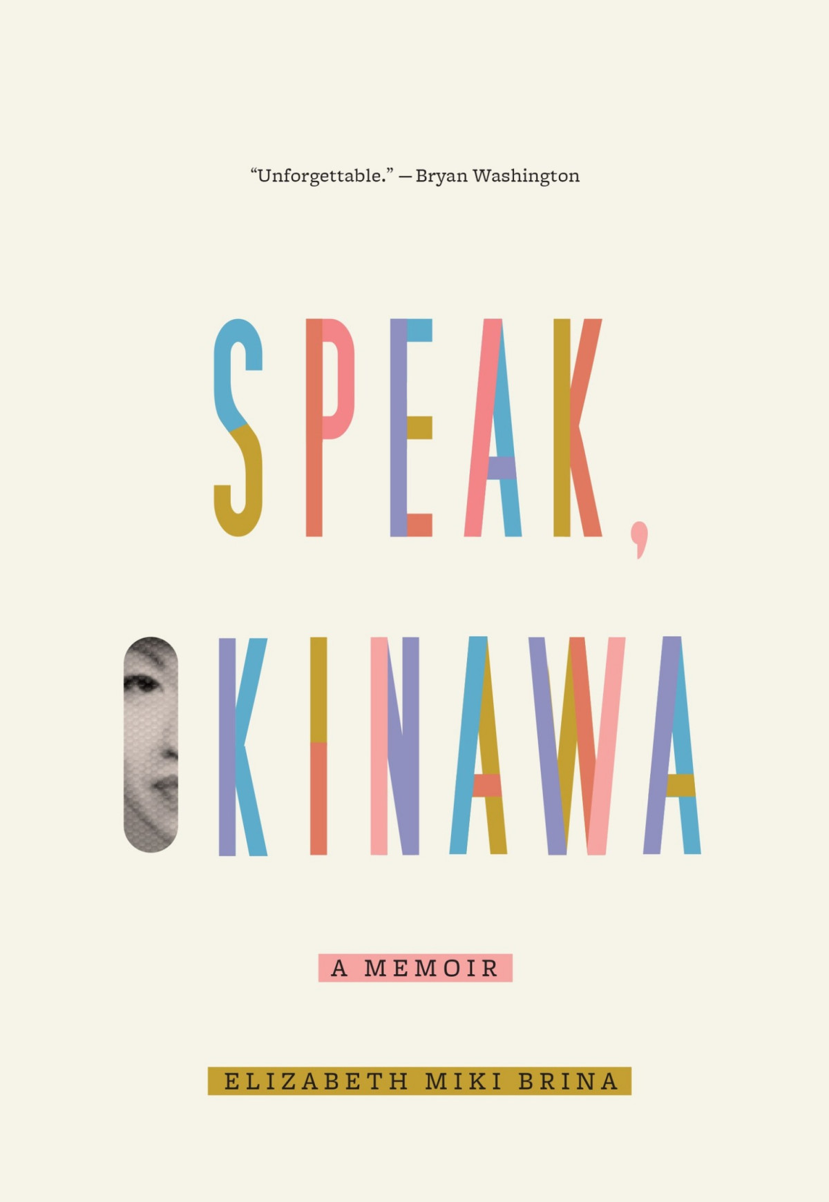 Speak Okinawa A Memoir Elizabeth Miki Brina