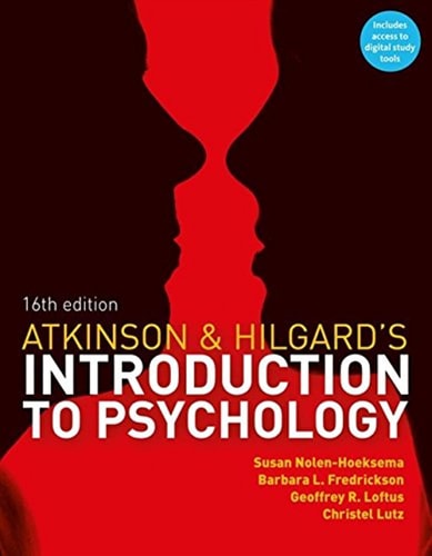 Atkinson Hilgards Introduction To Psychology 16th Revised Edition 16th Revised Ed Susan Nolenhoeksema