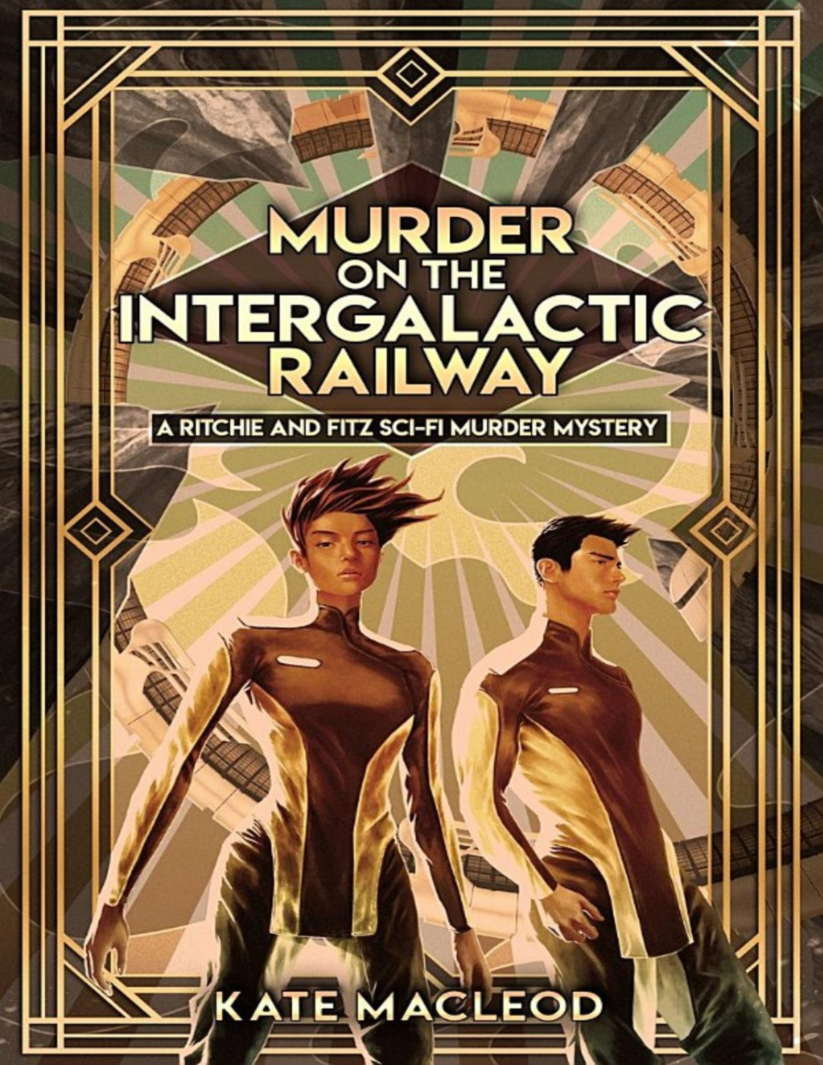 Murder On The Intergalactic Railway A Ritchie And Fitz Scifi Murder Mystery Kate Macleod