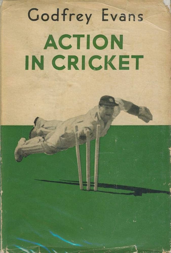 Action In Cricket Godfrey Evans