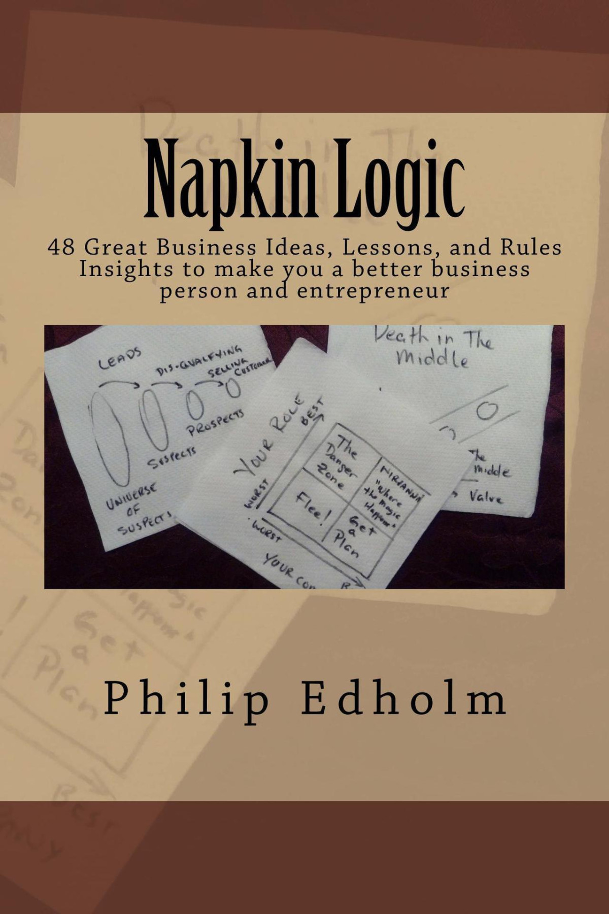 Napkin Logic 48 Great Business Ideas Lessons And Rules Insights To Make You A Better Business Person And Entrepreneur Edholm