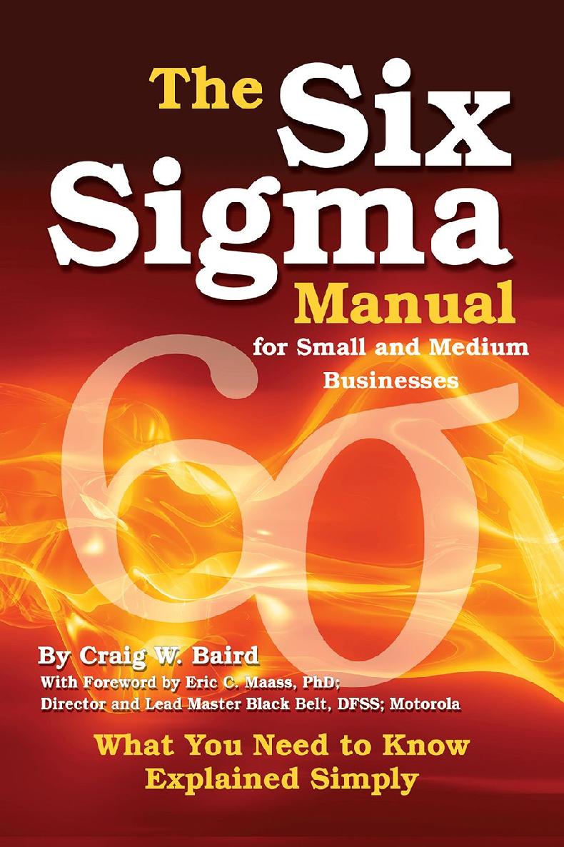 The Six Sigma Manual For Small And Medium Businesses Craig Baird