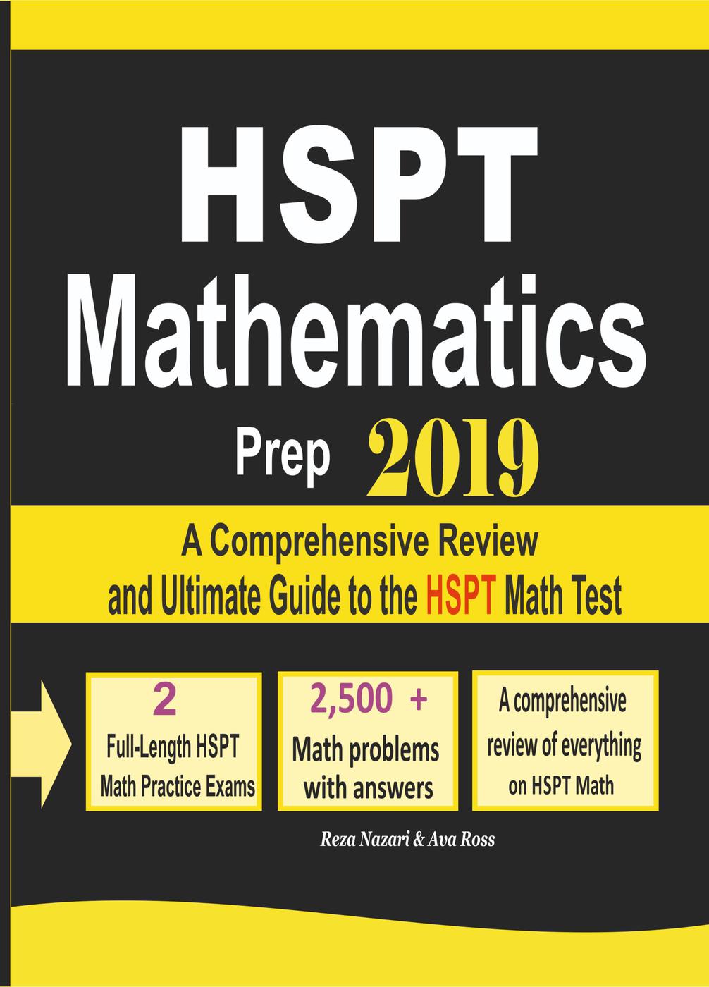 Hspt Mathematics Prep 2019 Reza Nazari Ava Ross