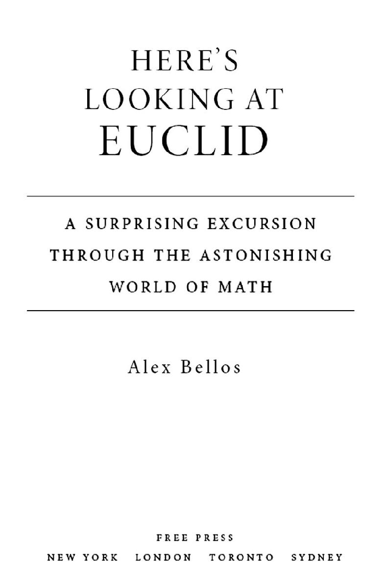 Heres Looking At Euclid Alex Bellos