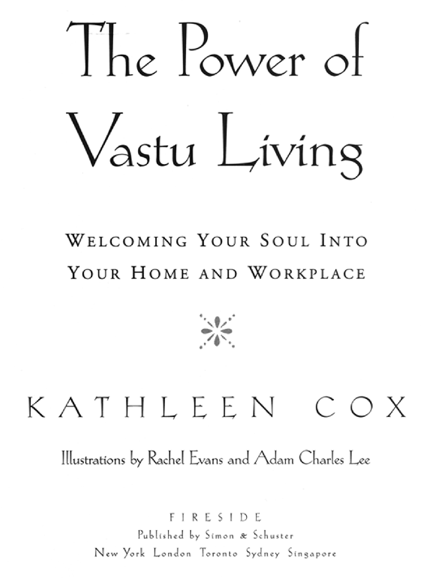 The Power Of Vastu Living Kathleen Cox