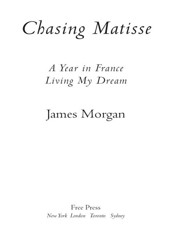 Chasing Matisse James Morgan