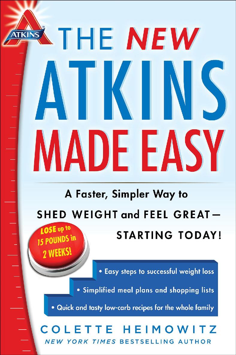 The New Atkins Made Easy Colette Heimowitz