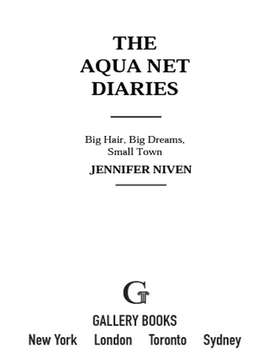 The Aqua Net Diaries Jennifer Niven