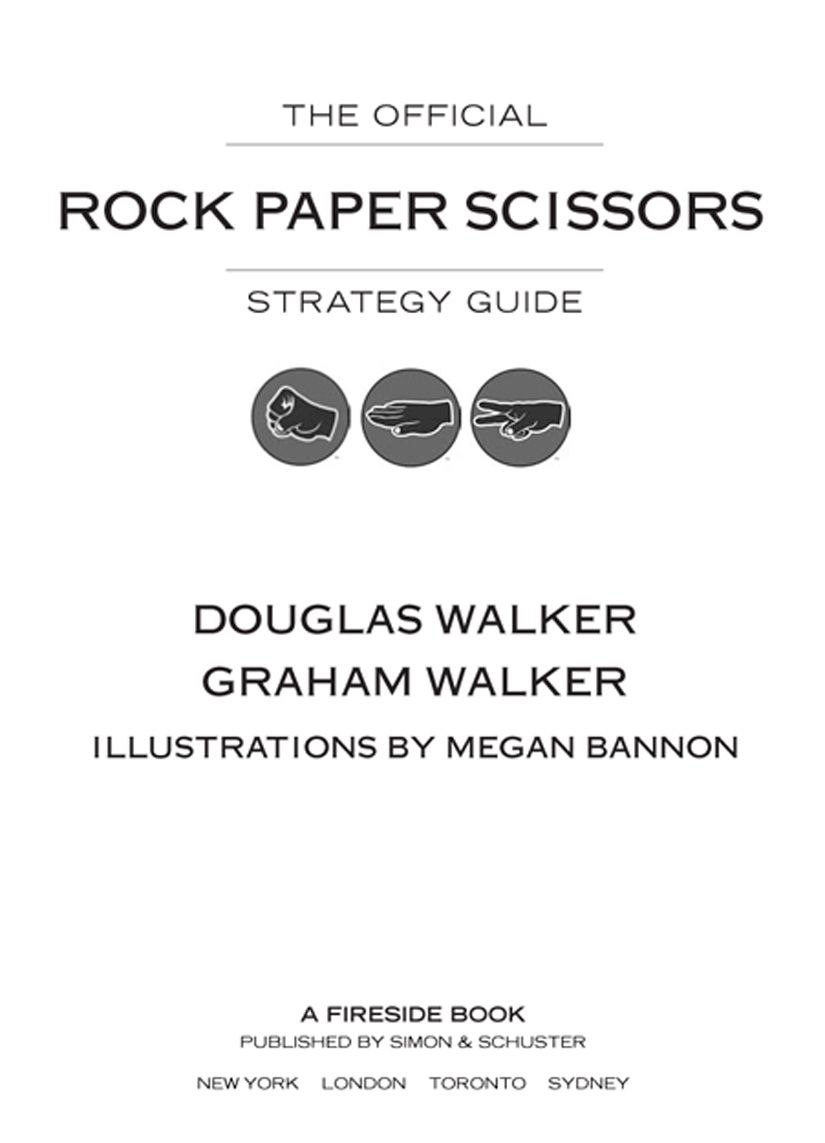 The Official Rock Paper Scissors Strategy Guide Douglas Walker