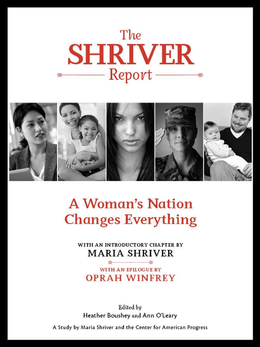 The Shriver Report Heather Boushey Ann Oleary