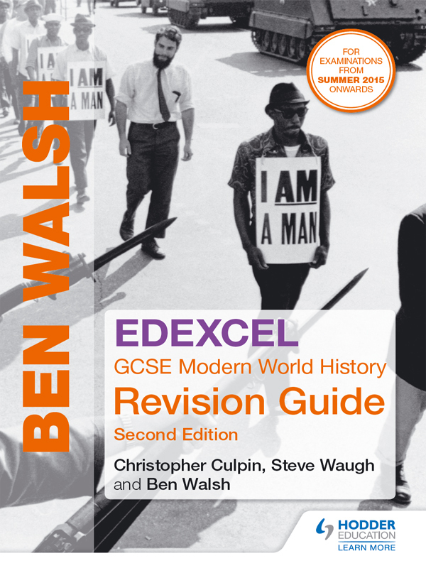 Edexcel Gcse Modern World History Revision Guide 2nd Edition Waugh