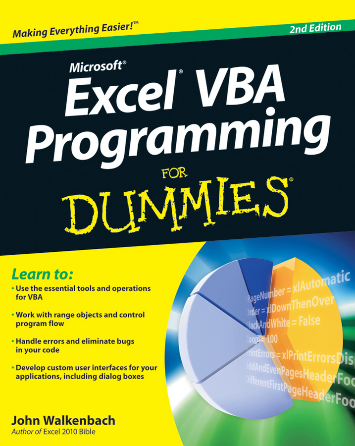Excel Vba Programming For Dummies John Walkenbach