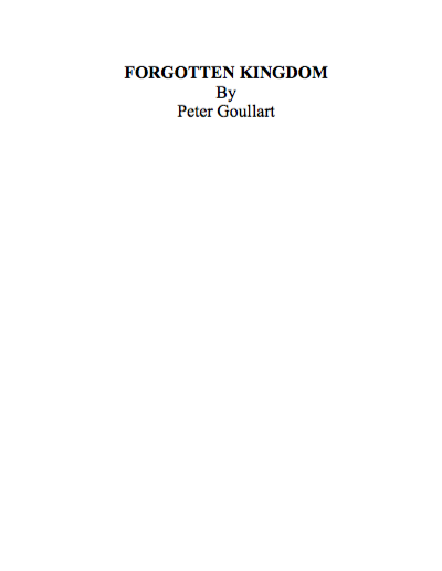 The Forgotten Kingdom Peter Goullart
