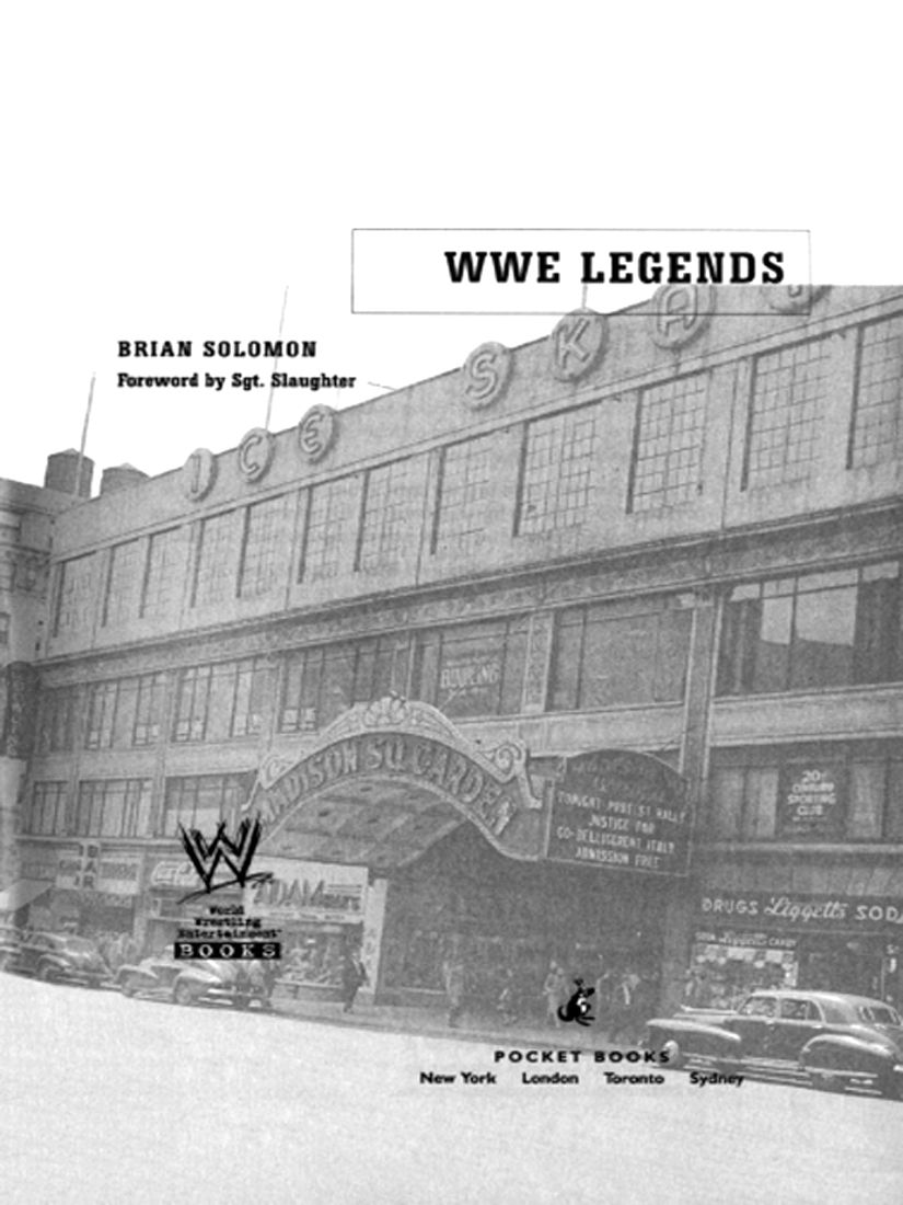 Wwe Legends Brian Solomon