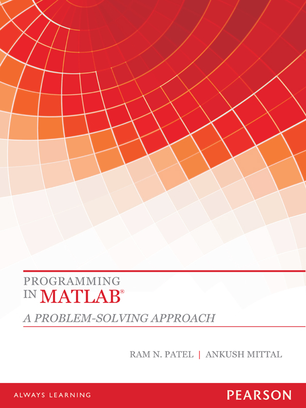 Programming In Matlab Ram N Patel