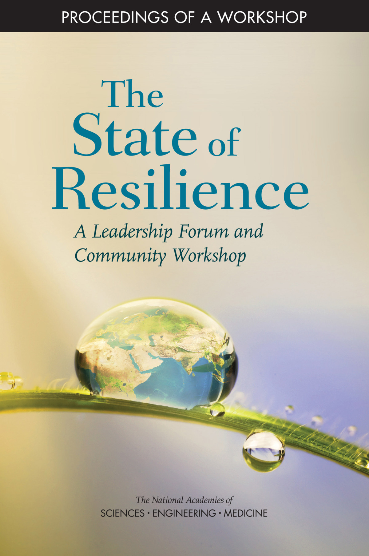 The State Of Resilience National Academies Of Sciences Engineering