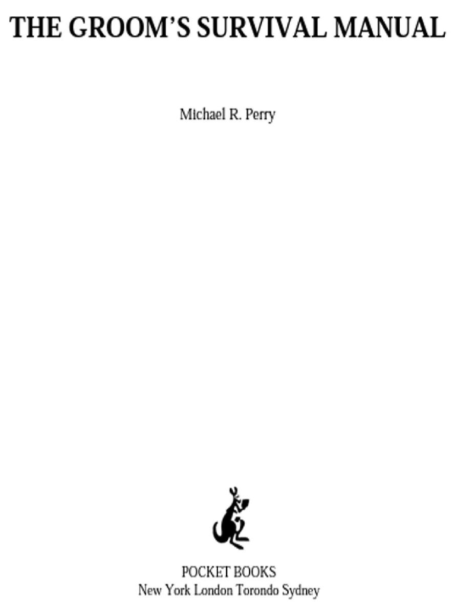 The Grooms Survival Manual Michael R Perry