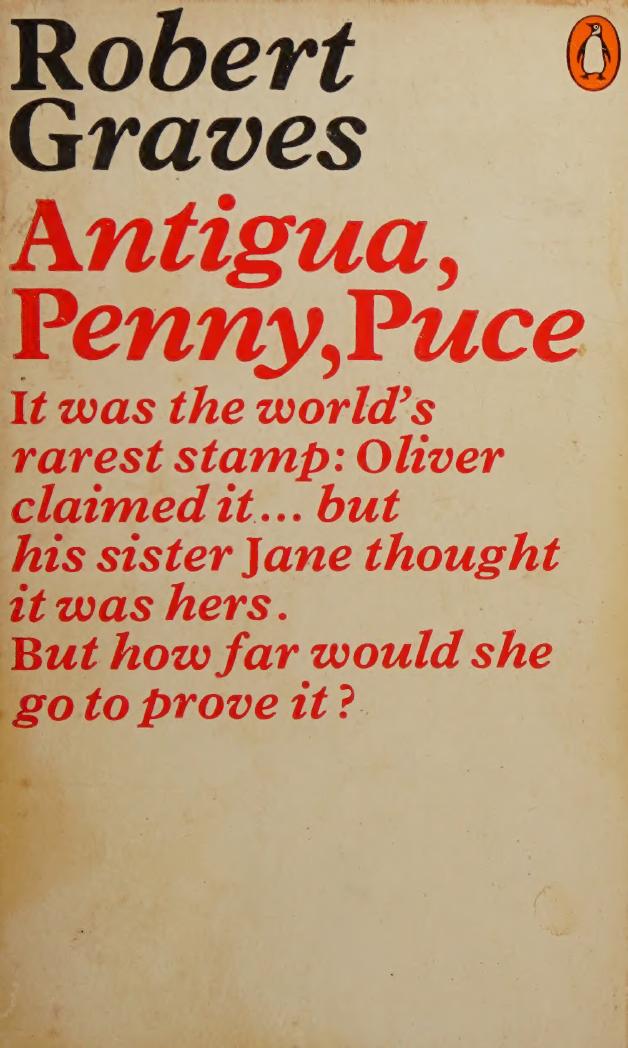 Antigua Penny Puce 1968th Edition Robert Graves