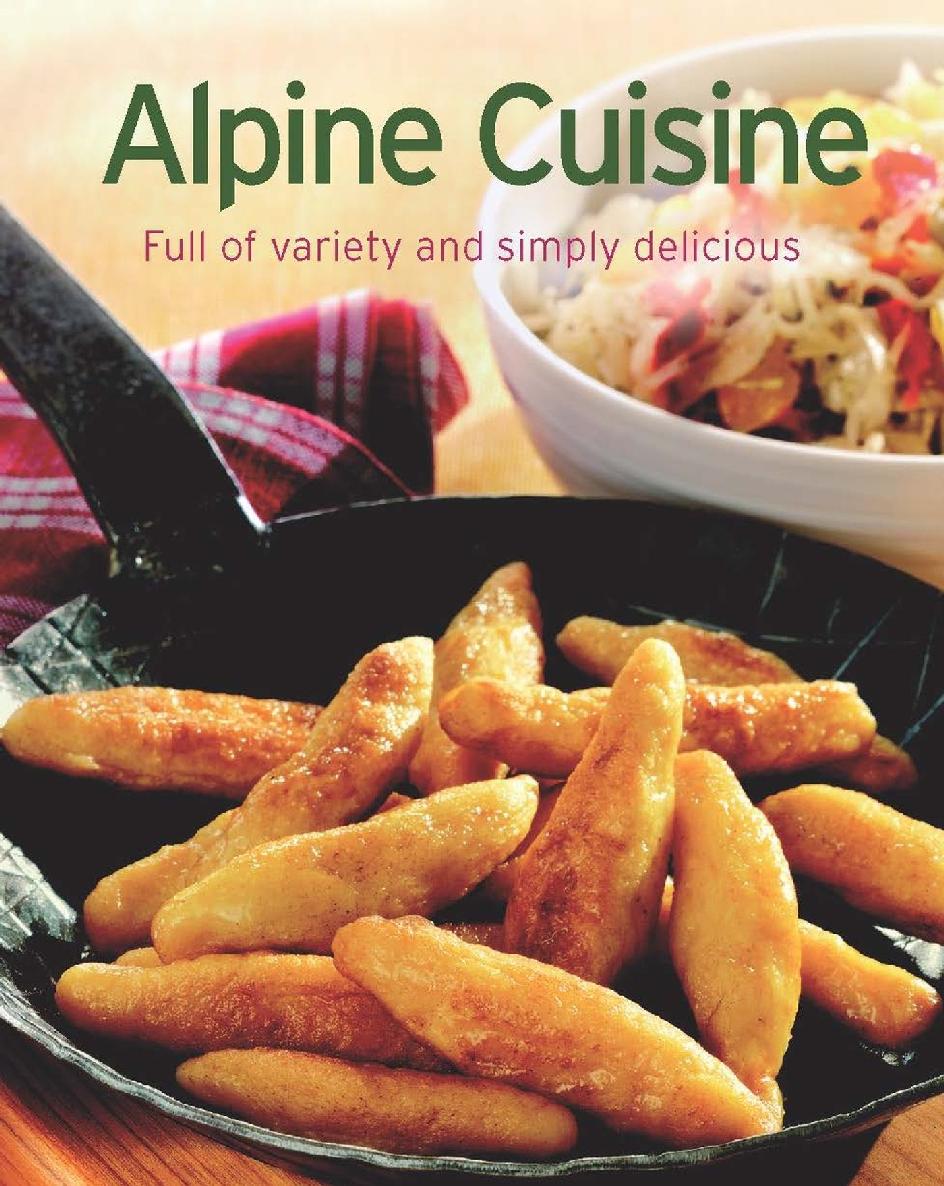 Alpine Cuisine Naumann Gbel Verlag