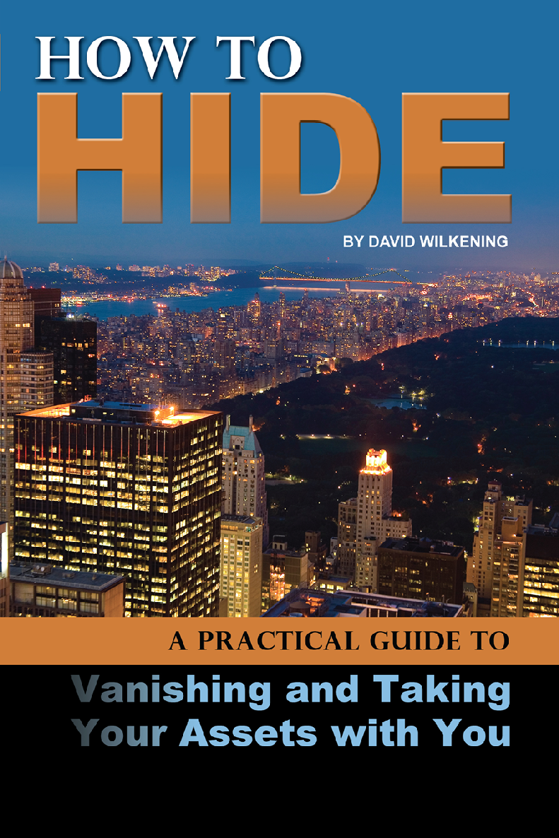 How To Hide A Practical Guide To Vanishing And Taking Your Assets With You David Wilkening