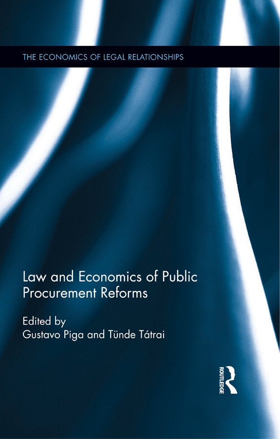 Law And Economics Of Public Procurement Reforms Unknown