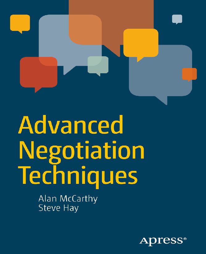 Advanced Negotiation Techniques Alan Mccarthy Steve Hay