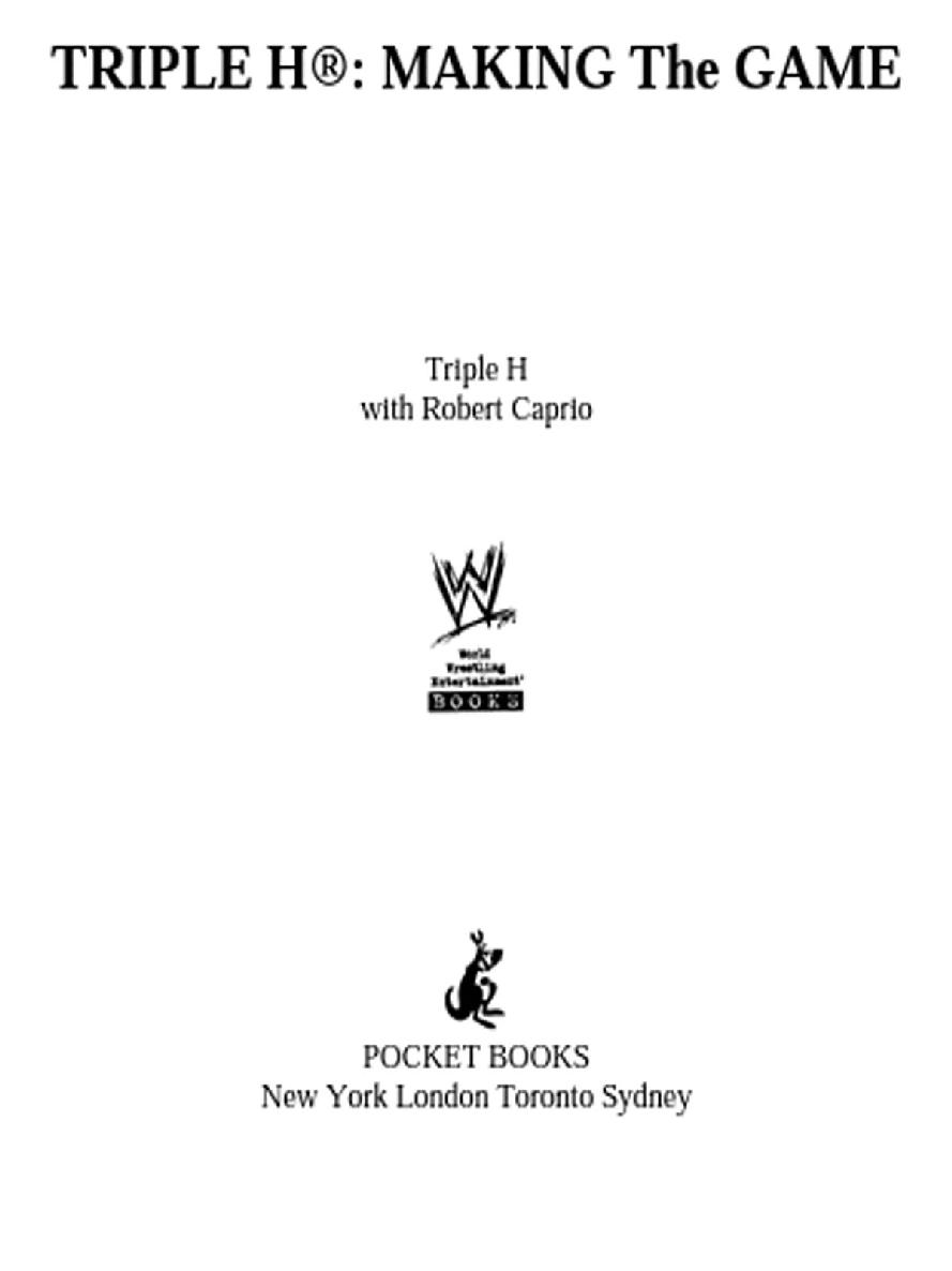 Triple H Making The Game Robert Caprio