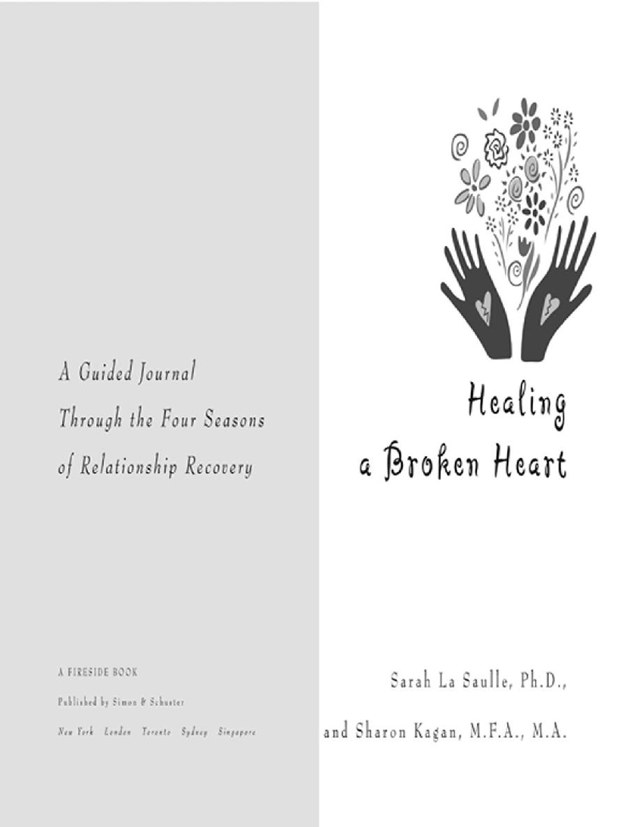 Healing A Broken Heart Sarah La Saulle Phd Sharon Kagan Mfa