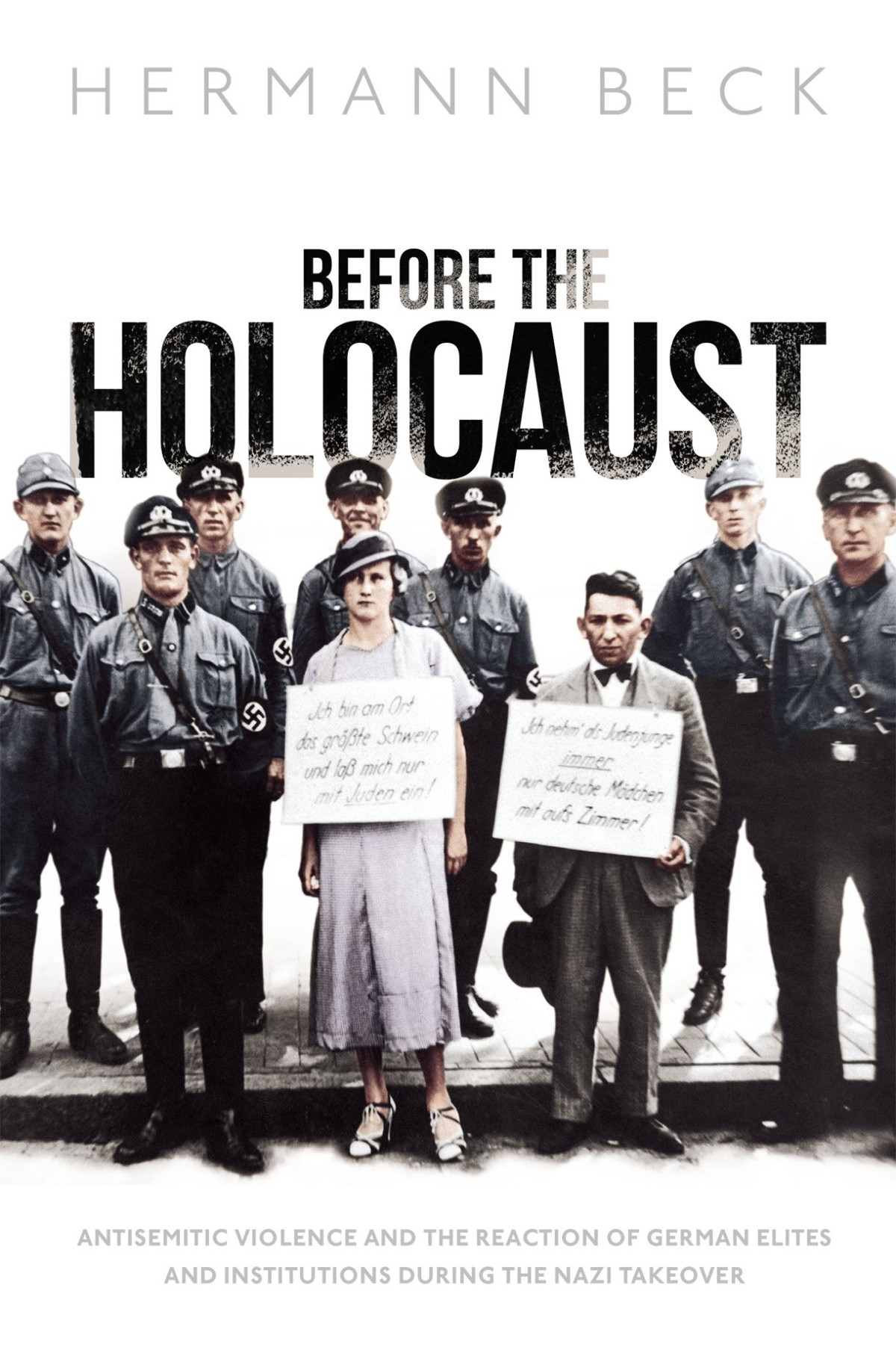 Before The Holocaust Antisemitic Violence And The Reaction Of German Elites And Institutions During The Nazi Takeover Hermann Beck