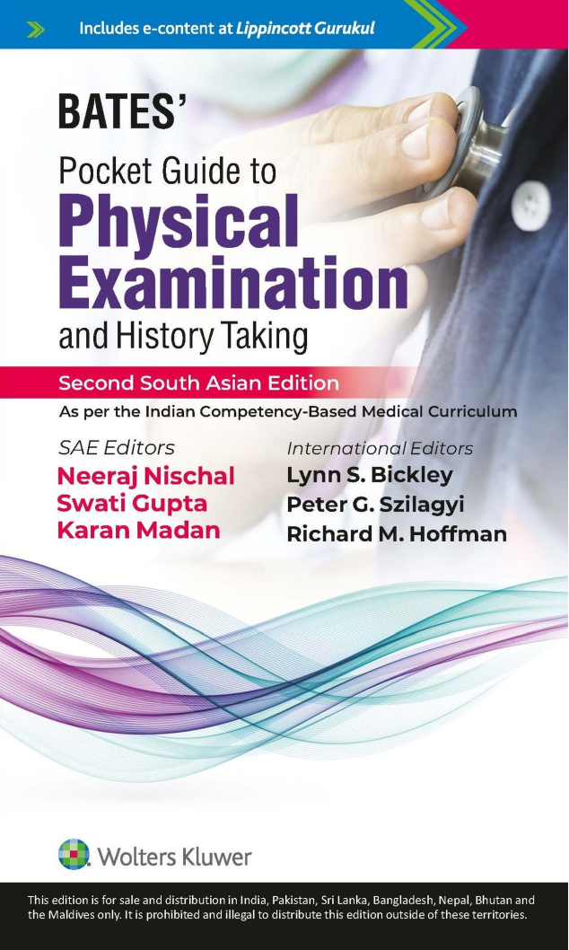 Bates Pocket Guide To Physical Examination And History Taking 2 Sae Neeraj Nischal Swati Gupta Karan Madan