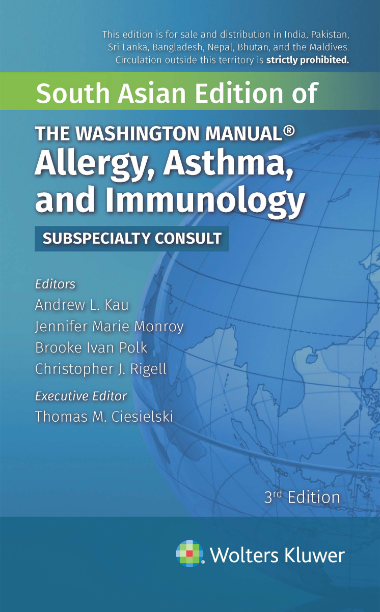 The Washington Manual Allergy Asthma And Immunology Sae Thomas M Ciesielski