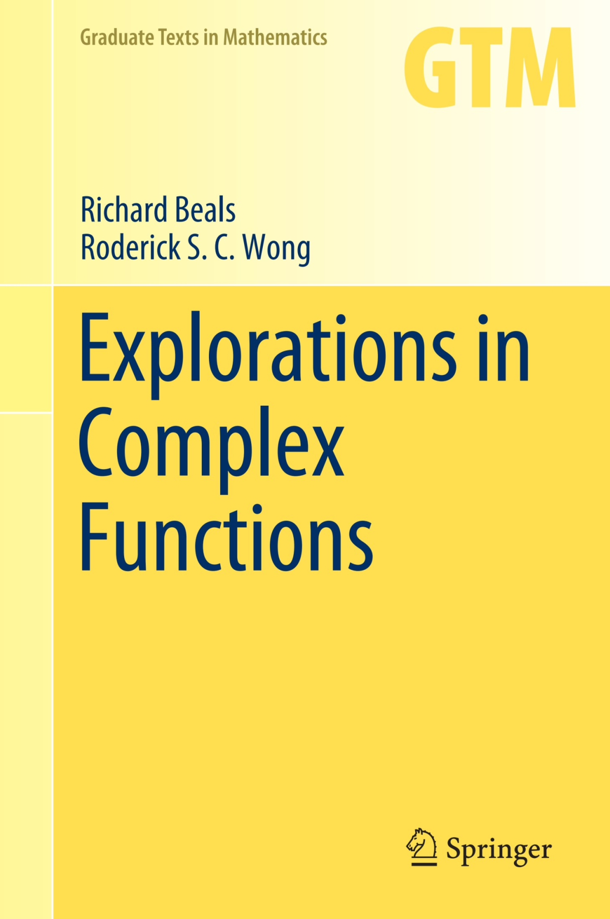 Explorations In Complex Functions 2020th Edition Richard Beals