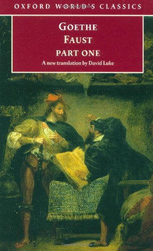 Faust Part One Johann Wolfgang Von Goethe David Luke