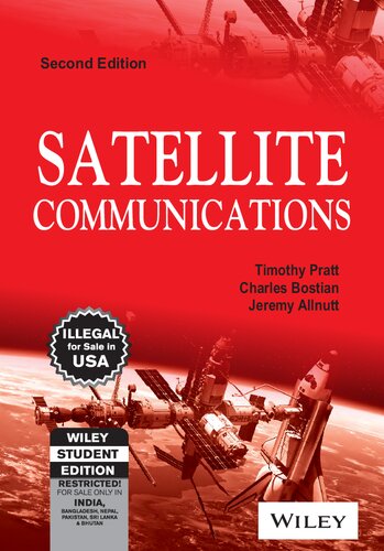 Satellite Communications 2nd Edition Timothy Pratt Charles W Bostian